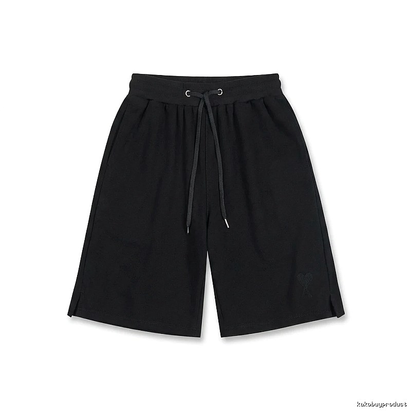 AMI casual style black shorts