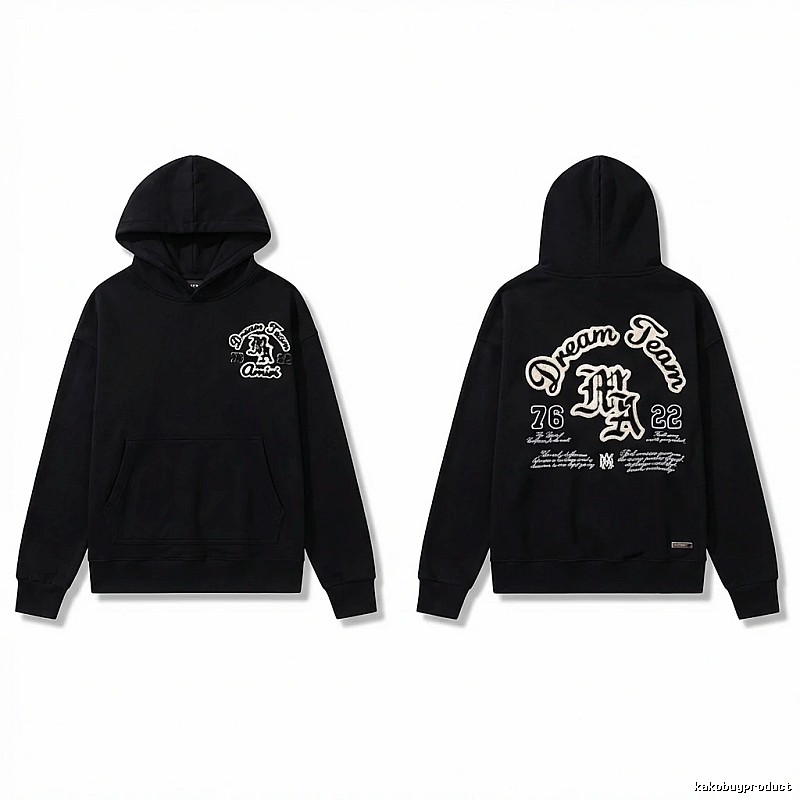 AMIRI Black Retro Hoodie