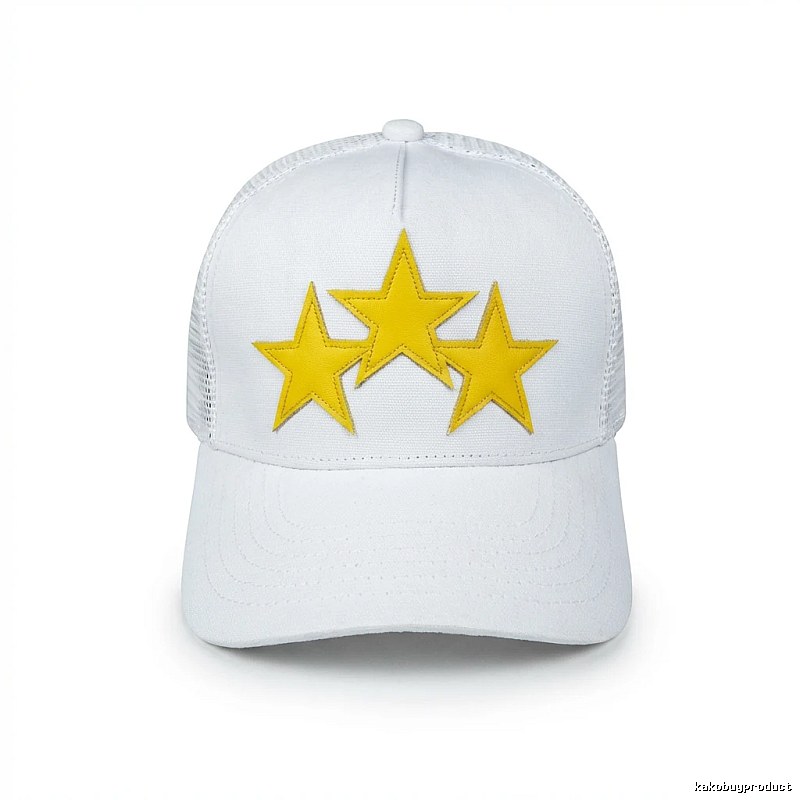 AMIRI Starry Trendy Cool Style White Hat