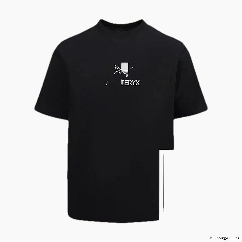 Arc'teryx Printed Street Style Black Short-sleeve T-shirt