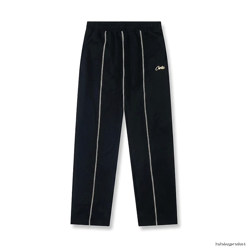 Corteiz minimalist style black trousers