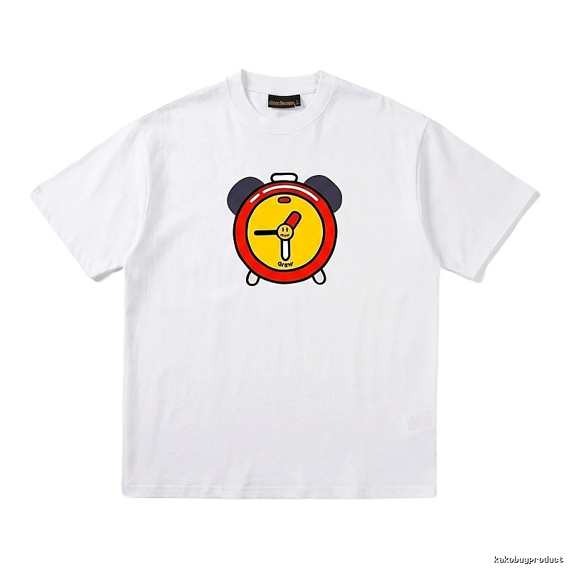 DREW Cartoon Style White T-shirt