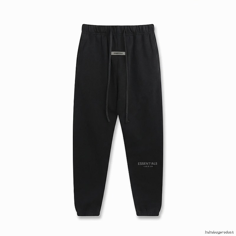 ESSENTIALS Basic Black Sweatpants