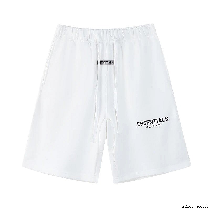 ESSENTIALS minimalist style white shorts