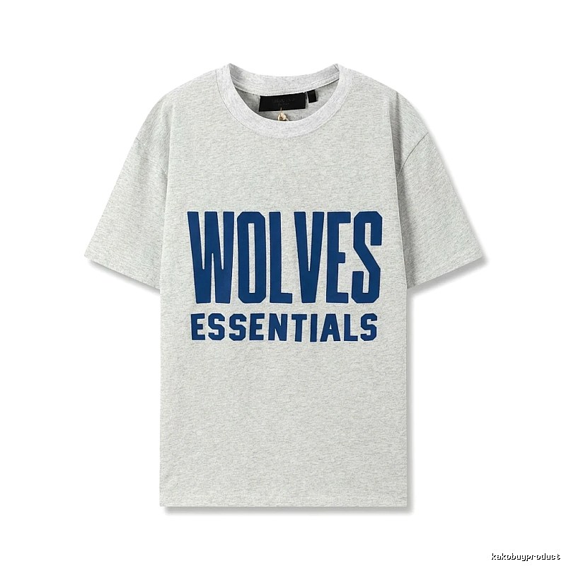 ESSENTIALS Simple Grey Short Sleeve