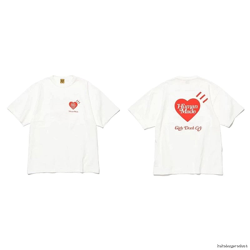 Human Made Easy Match Heart logo T-shirt Black Green Human for Everyday Use