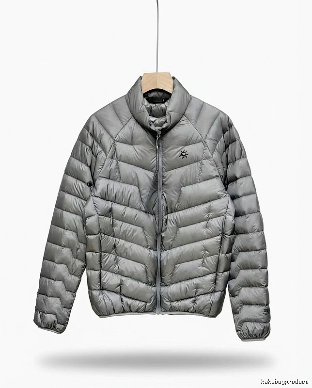 KAILAS Outdoor Style Silver Gray Down Jacket