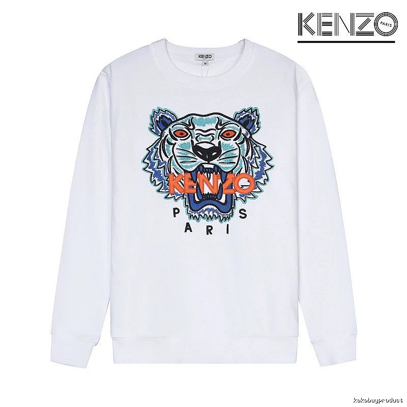 Kenzo Style Kc16 Tiger SweatShirt Coffee Run Graphic