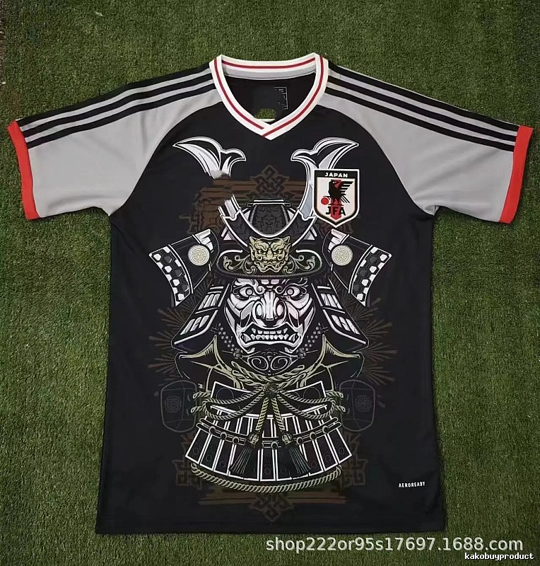 Real Madrid Black Dragon Soccer Jersey Clean Finish