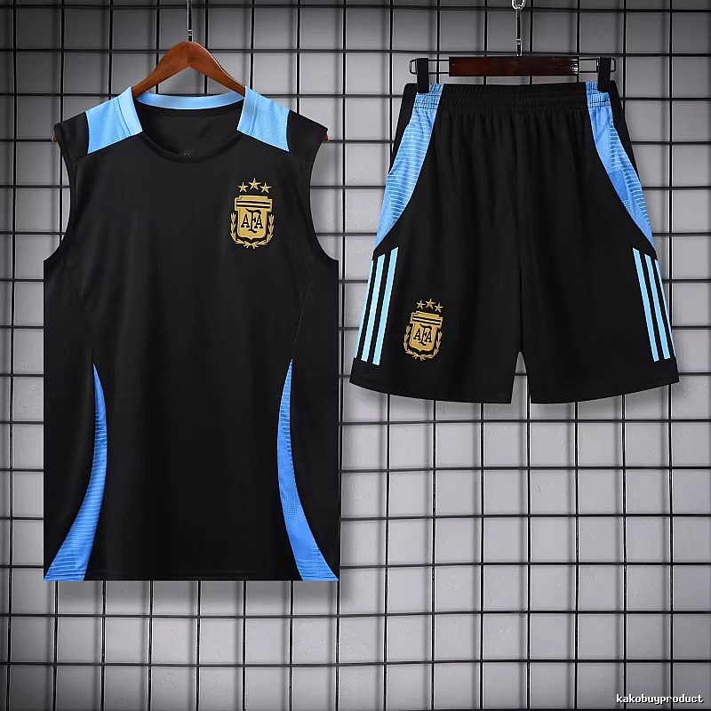 Real Madrid Relaxed Training jersey set Navy Sleeveless Top with Designer-Inspired Detail