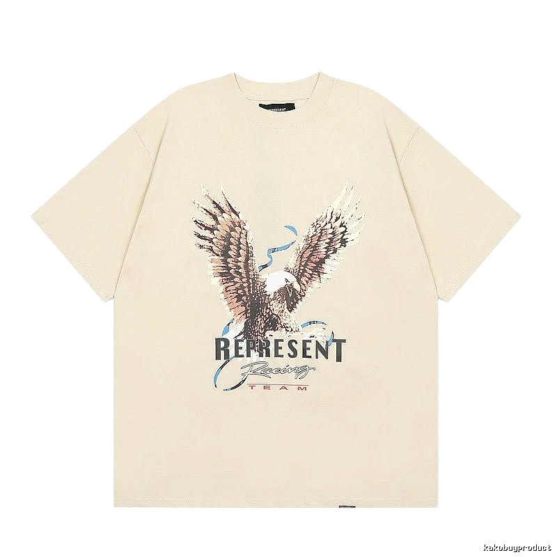 Represent Flying Eagle Vintage Beige T-Shirt