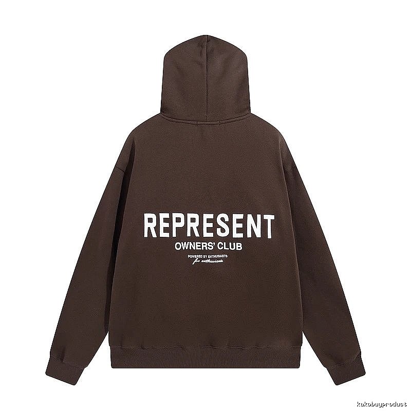 Represent Lightweight Owners Club hoodie Navy Large Represent for Trend Styling