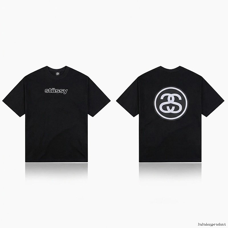 Stussy classic black T-shirt