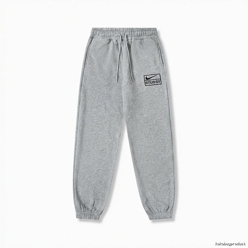Stussy trendy brand grey casual pants