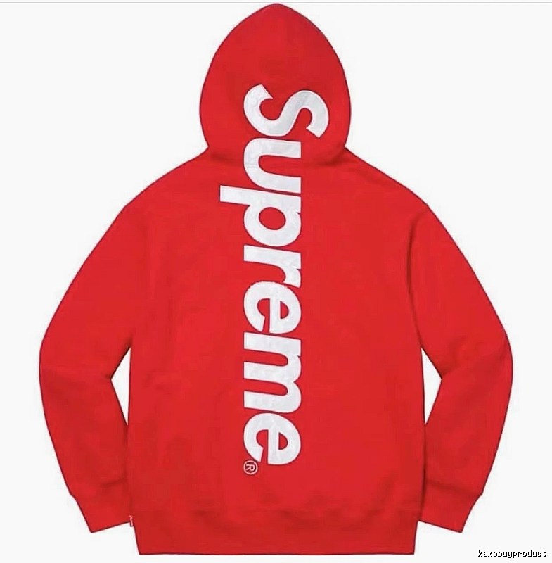 Supreme Compact Logo hoodie Gray Red Oversized for Smart Casual Looks
