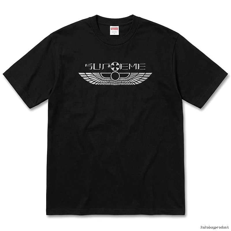 Supreme Flight Series Trendy Cool Black T-shirt