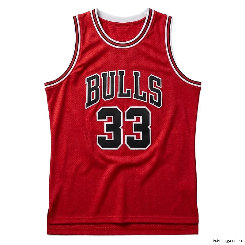 Vintage red jersey of the Michael Jordan.