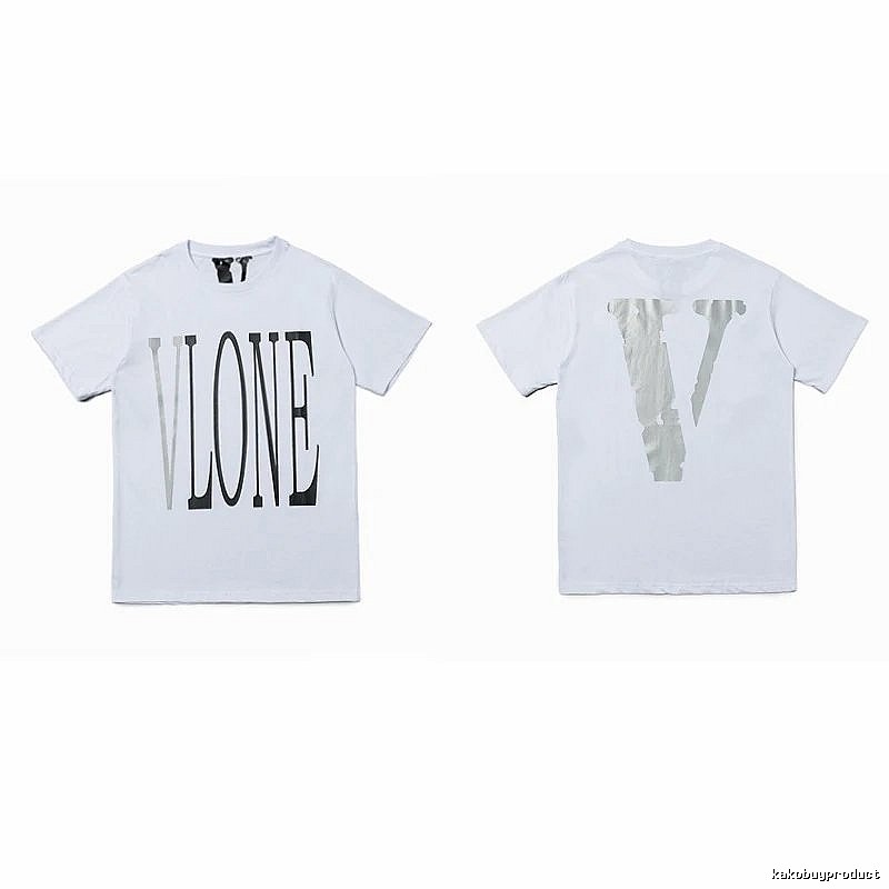 Vlone Patterned Logo T-shirt Black Purple Vlone with Signature Styling