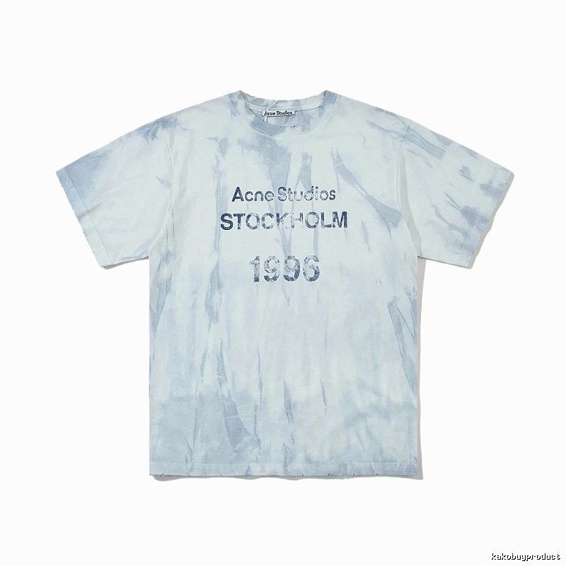 Acne Studios Tie - Dye Style White T - Shirt