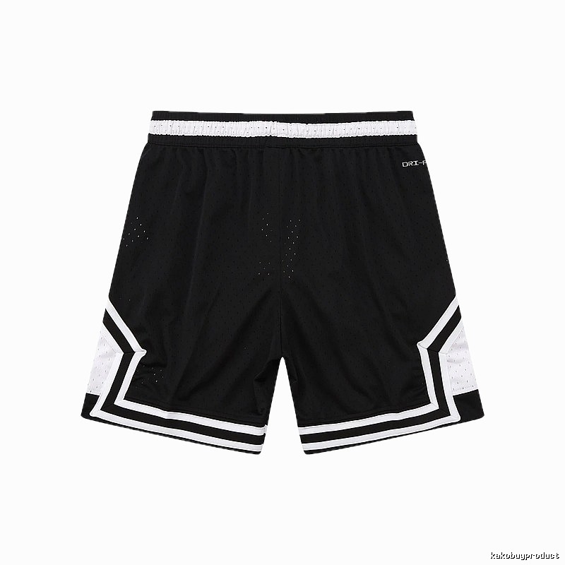 AJ Sporty Black and White Shorts