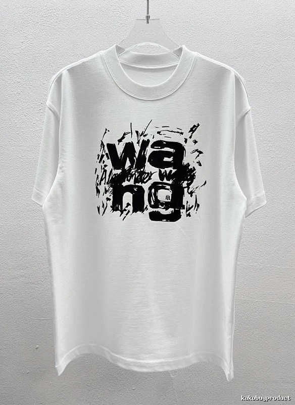 Alexander Wang Graffiti Street Style White T-Shirt