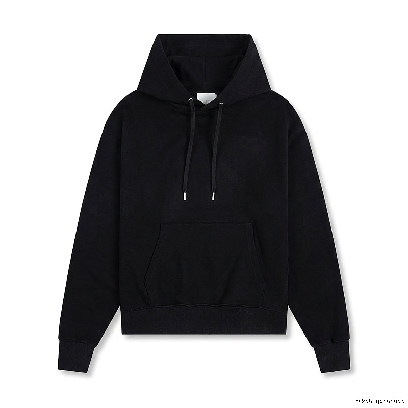 AMI Basic Style Simple Black Hoodie