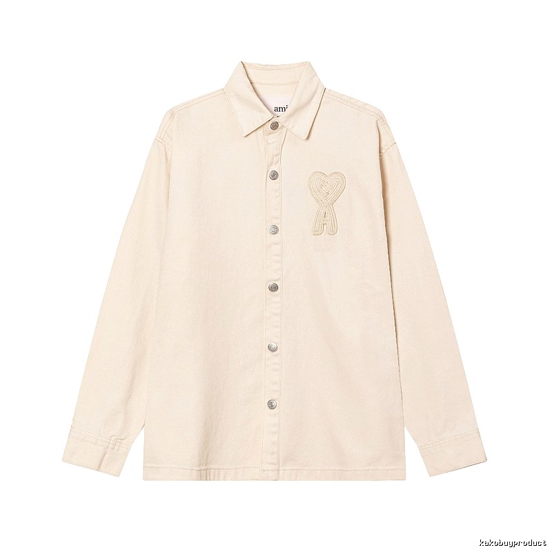 AMI Embroidered Love Style Shirt