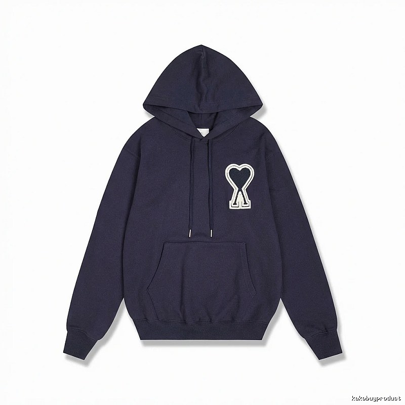 AMI Heart Pattern Hoodie