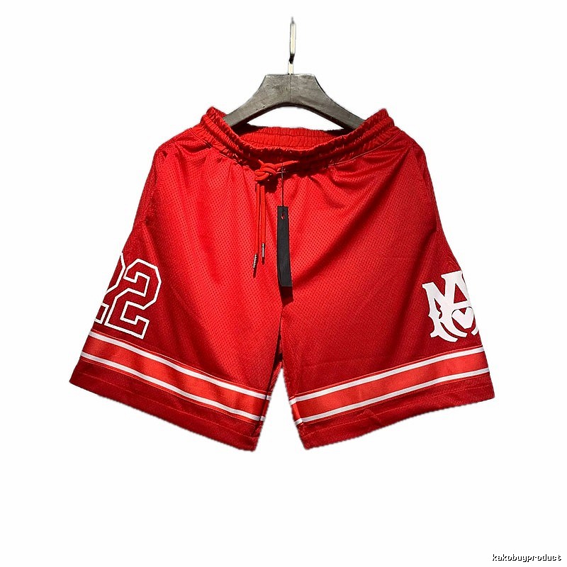 AMIRI American basketball style red sports shorts