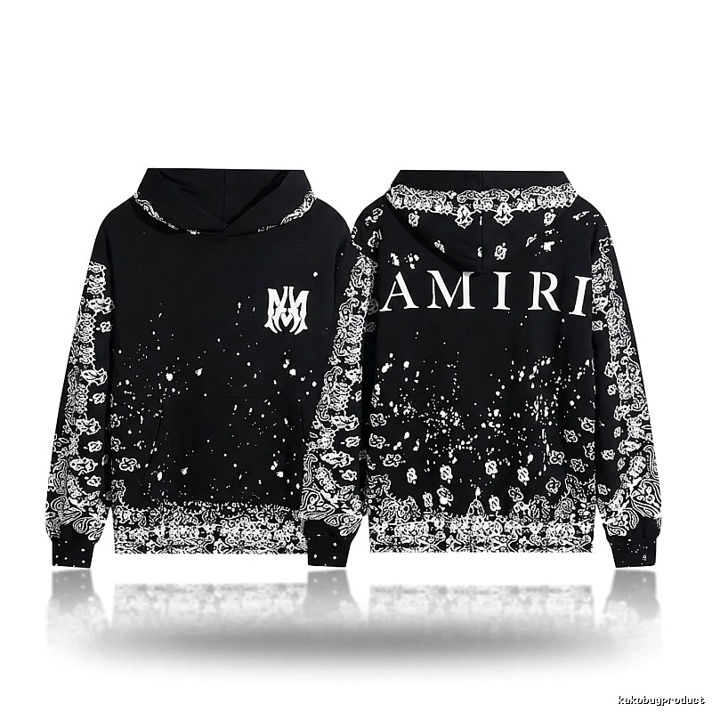 AMIRI Dark Style Cashew Flower Sweatshirt