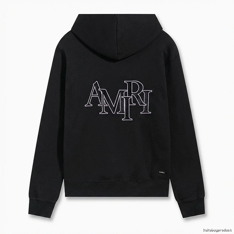 AMIRI letter-style black sweatshirt