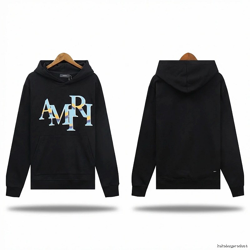 AMIRI Trendy and Cool Style Black Hoodie