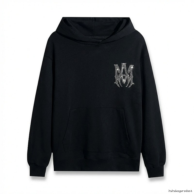 AMIRI's trendy and cool black hoodie