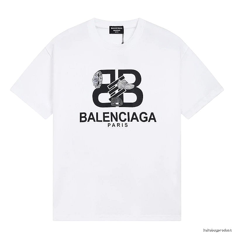 Balenciaga BB Series Simple White T-shirt