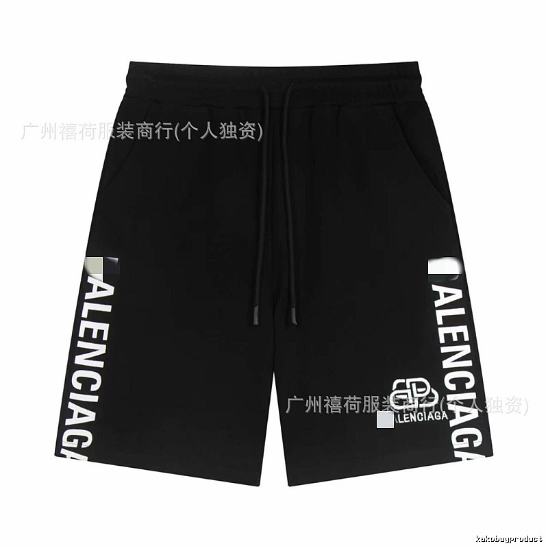 Balenciaga casual style black shorts