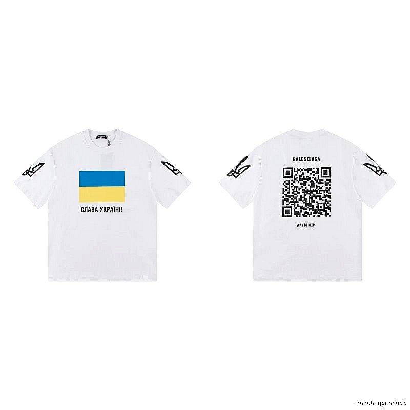 Balenciaga Charity Limited Edition Street Style White T-Shirt