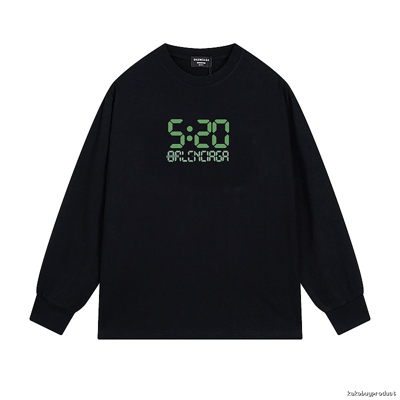 Balenciaga digital style black sweatshirt