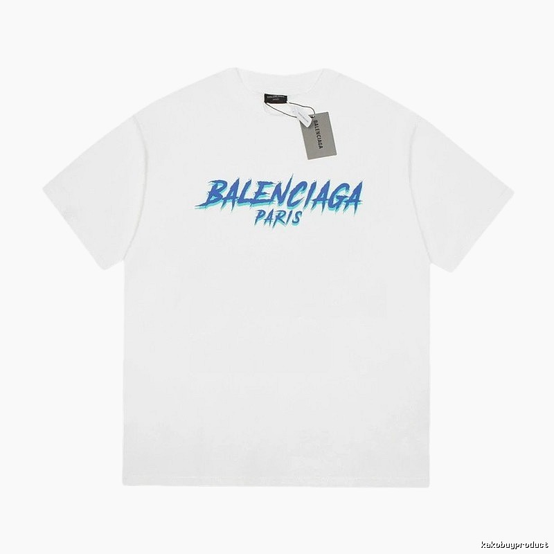 Balenciaga Graffiti Street Style White T-Shirt