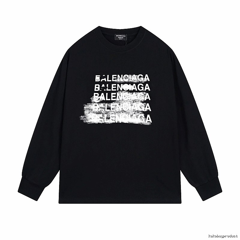 Balenciaga graffiti-style black T-shirt