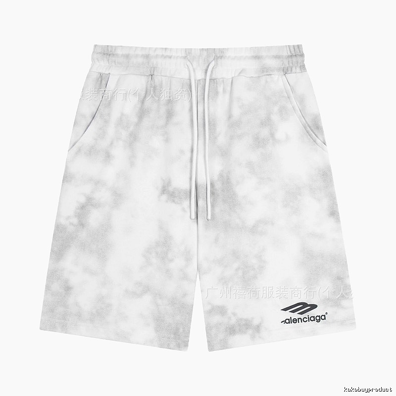 Balenciaga tie-dye style shorts