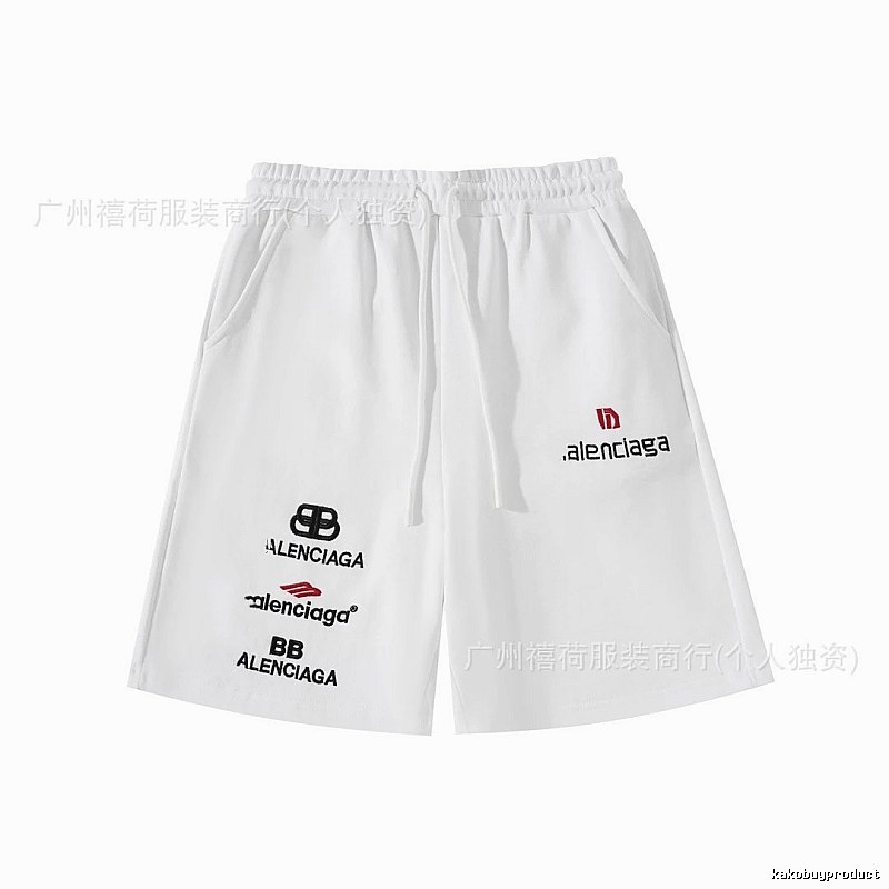 Balenciaga trendy white shorts