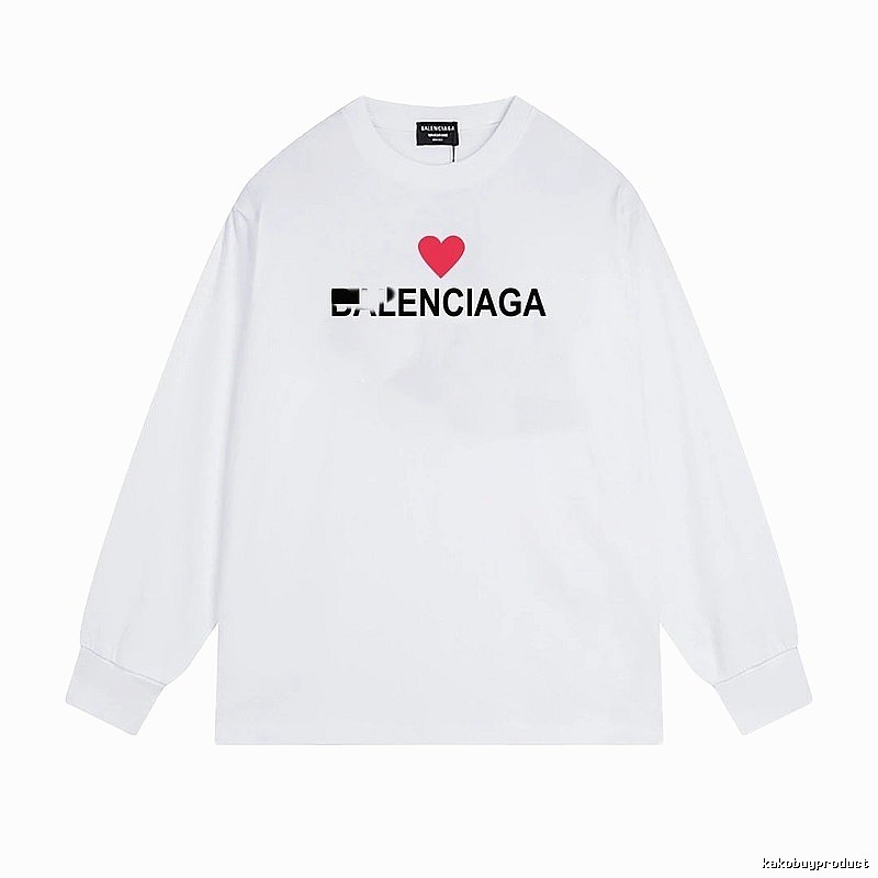 Balenciaga's simple white T-shirt with a heart design.