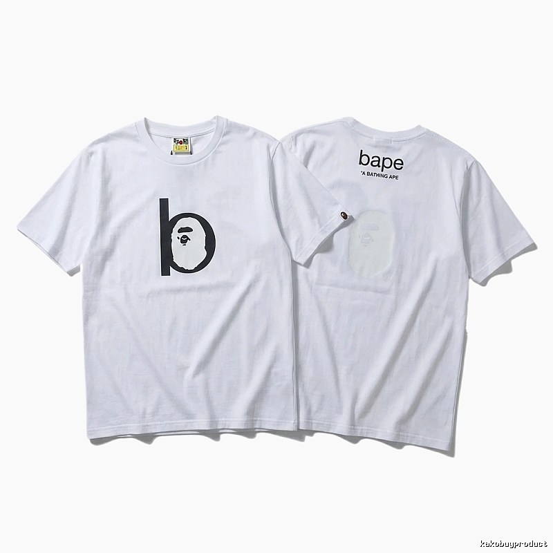 Bape Ape Head Simple White T-shirt