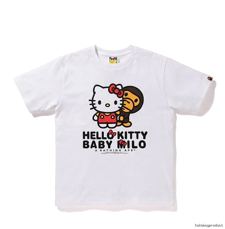 Bape Co-branded Cartoon White T-shirt
