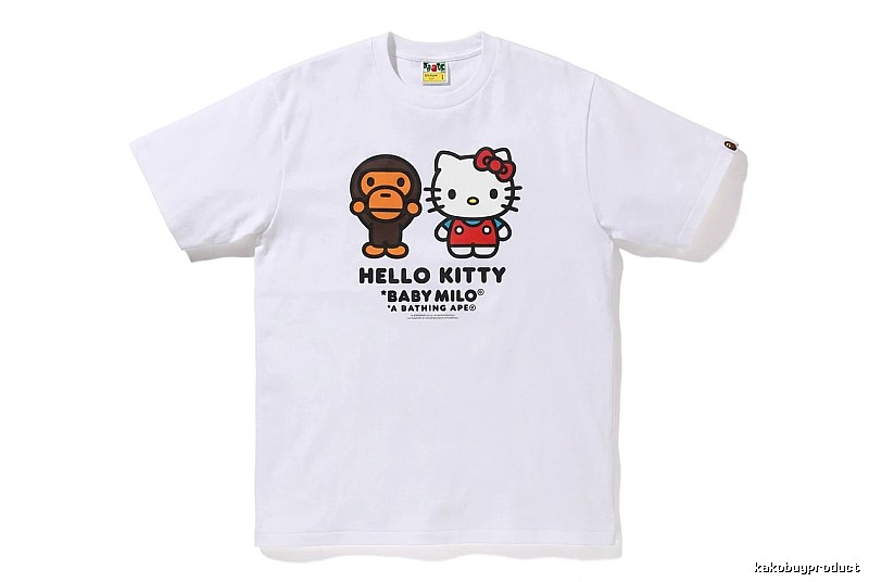 Bape co-branded cartoon white T-shirt