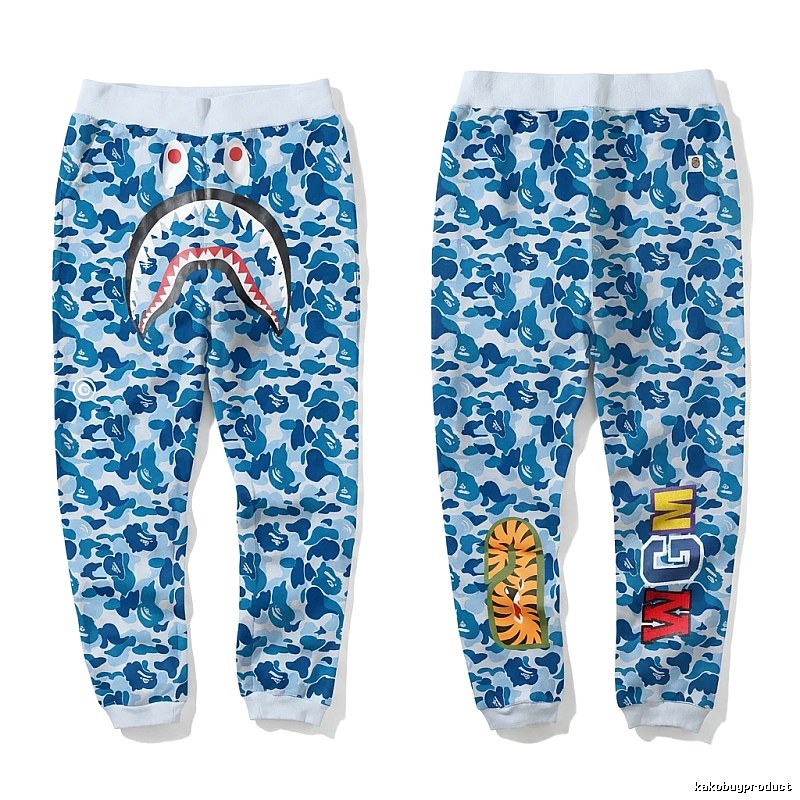 Bape Shark Camouflage Style Sweatpants
