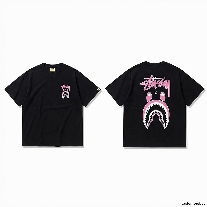 Bape Shark Co-branded Black T-shirt