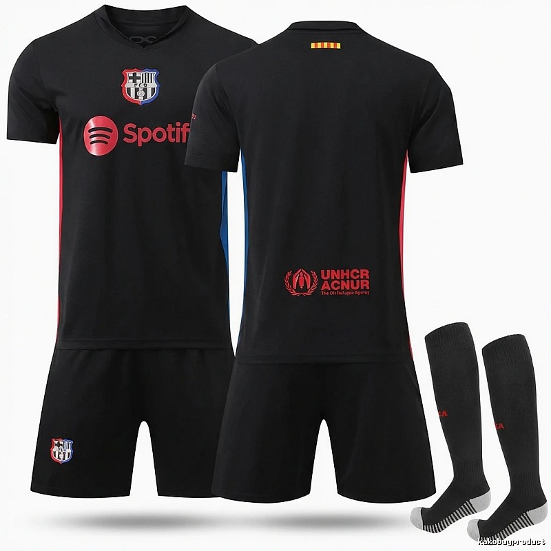Barcelona trendy cool black jersey suit