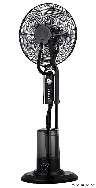 Bladeless Pedestal Cooling Fan For Room Airflow 18-inch Mechanical Control eu Plug