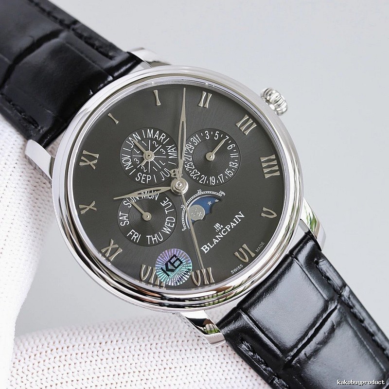 Blancpain Gifting Calendar Dress Watch with multi-register calendar dial